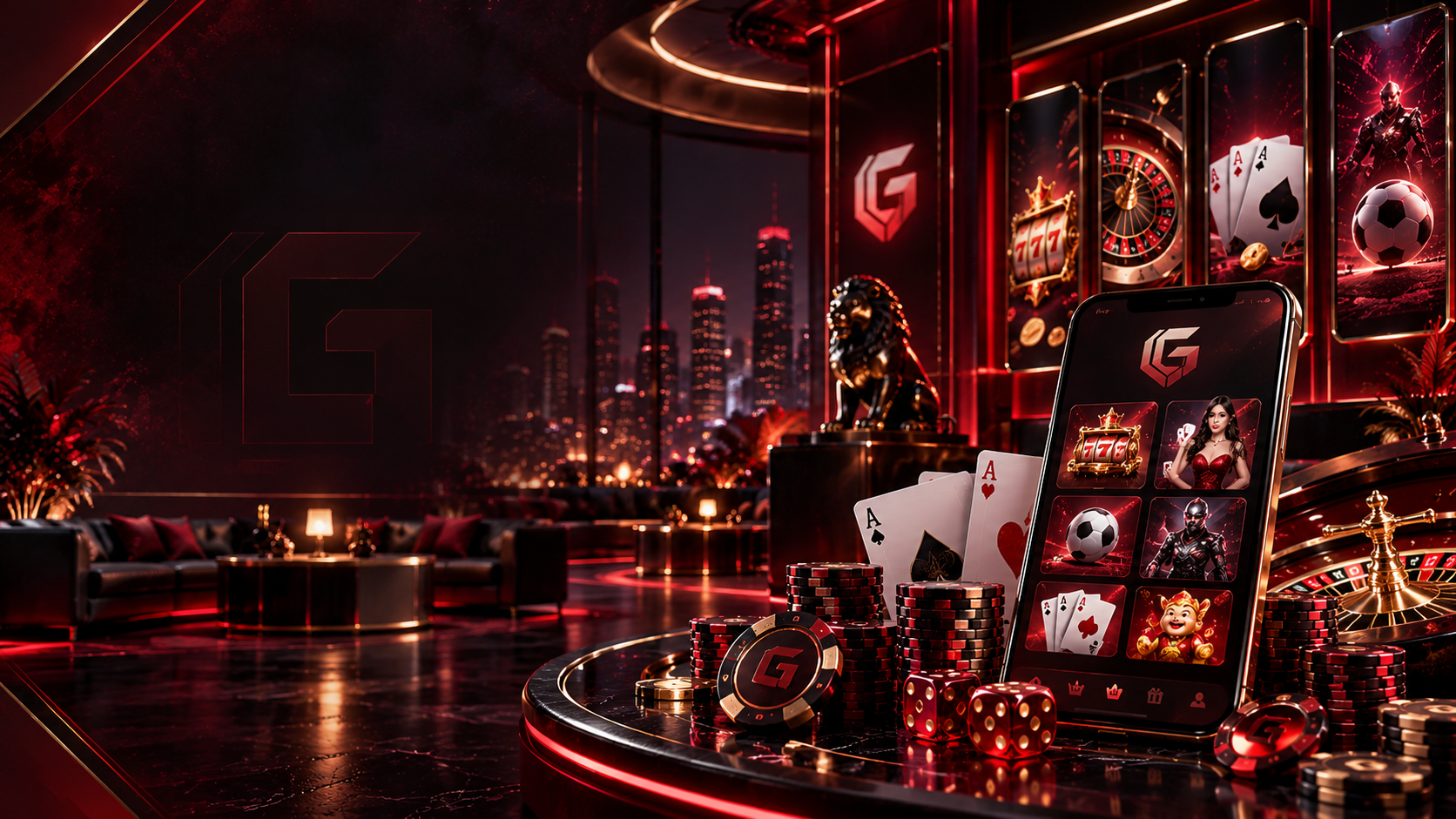 GOBETASIA red casino lounge